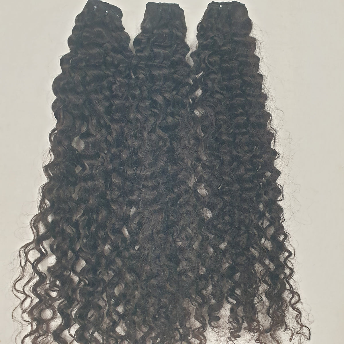 NATURAL BLACK CURLY HAIR / CAPELLI RICCI NERI NATURALI