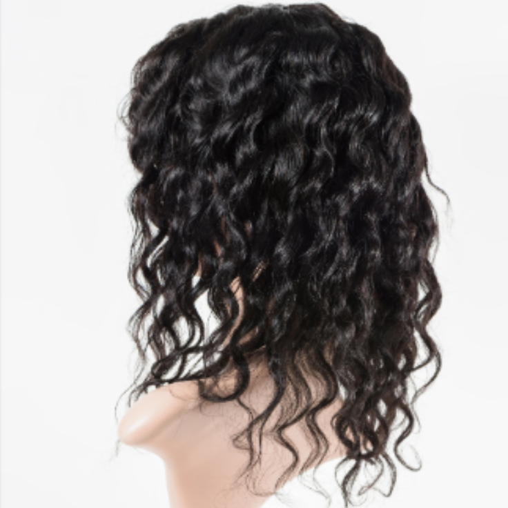 NATURAL BLACK CURLY HAIR / CAPELLI RICCI NERI NATURALI