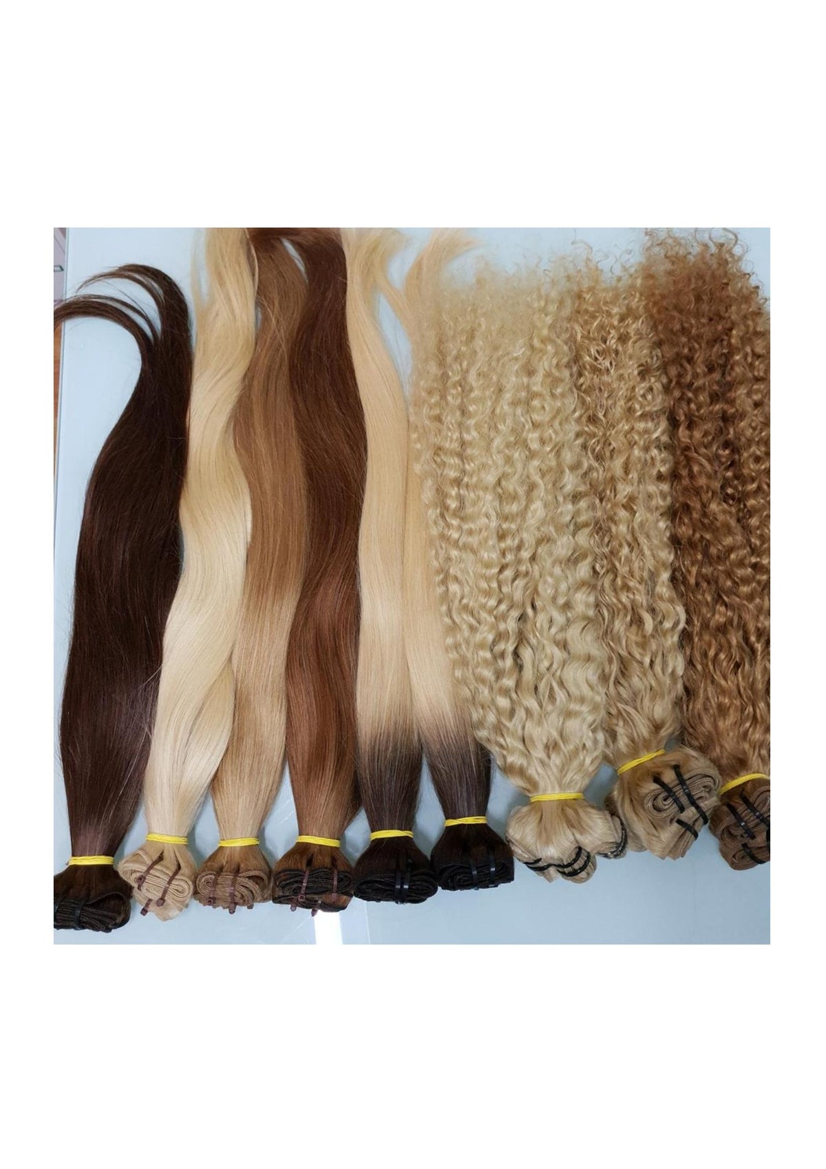 NATURAL BLONDE WAVY HAIR / CAPELLI ONDULATI BIONDI NATURALI
